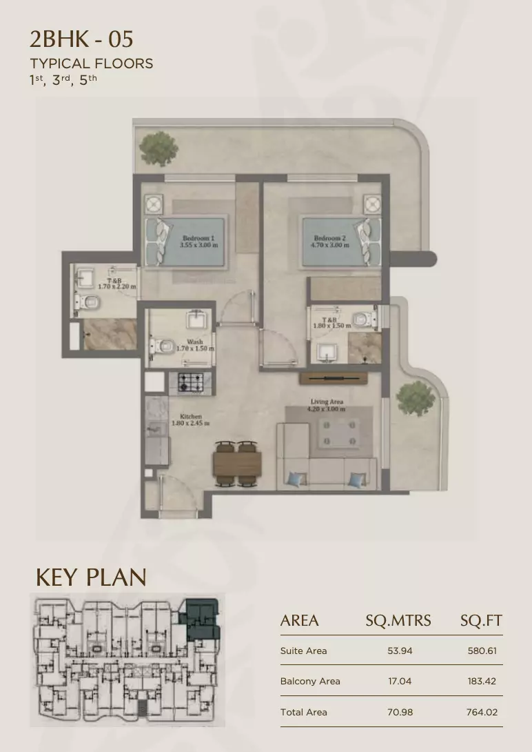 Unit floor plan image