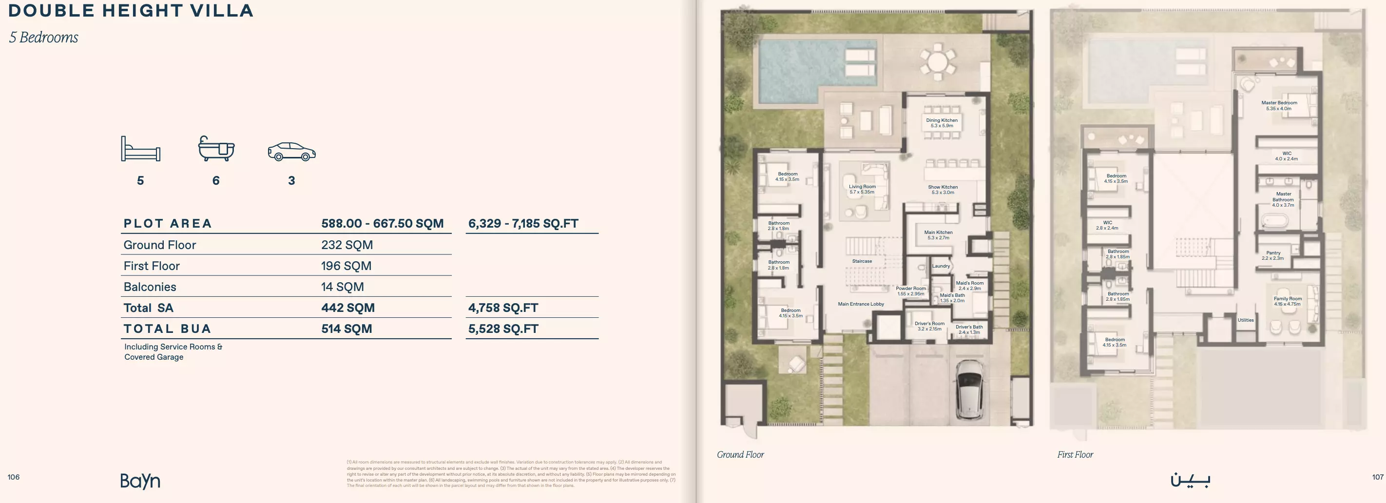 صورة مخطط ارضية الوحدة