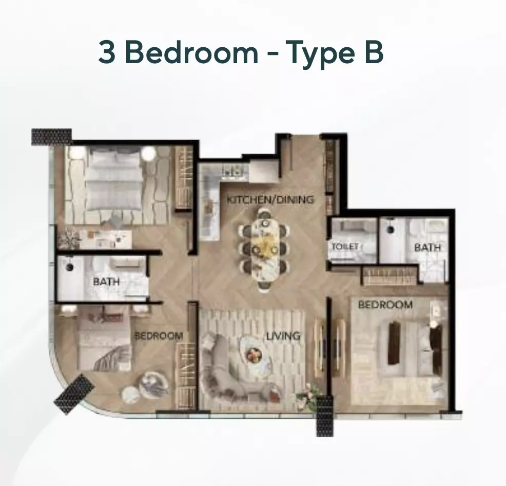 صورة مخطط ارضية الوحدة