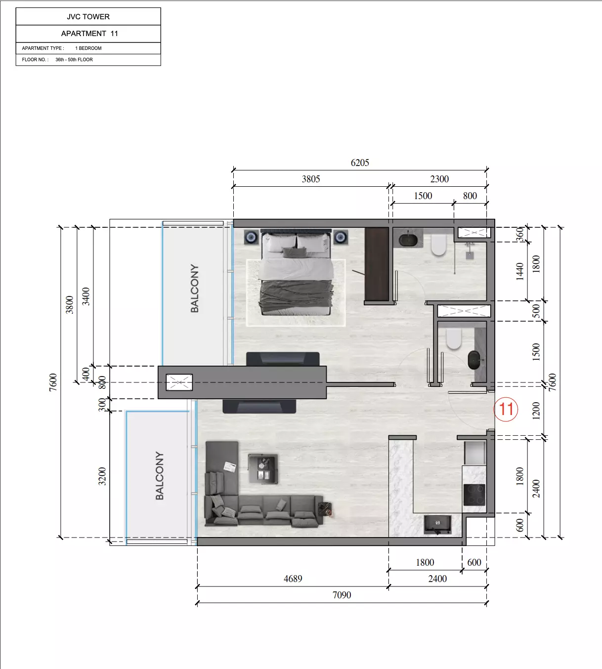 Unit floor plan image