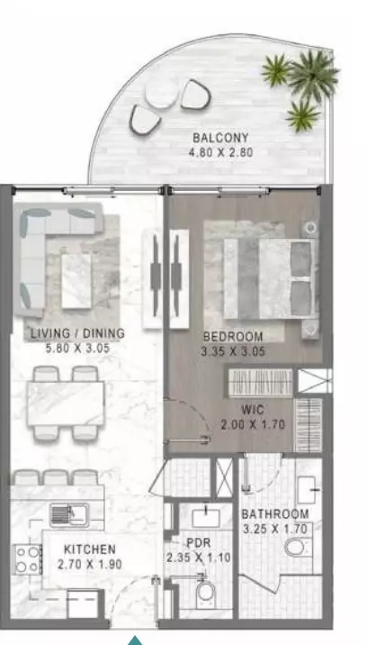 Unit floor plan image