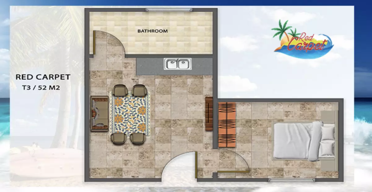 صورة مخطط ارضية الوحدة