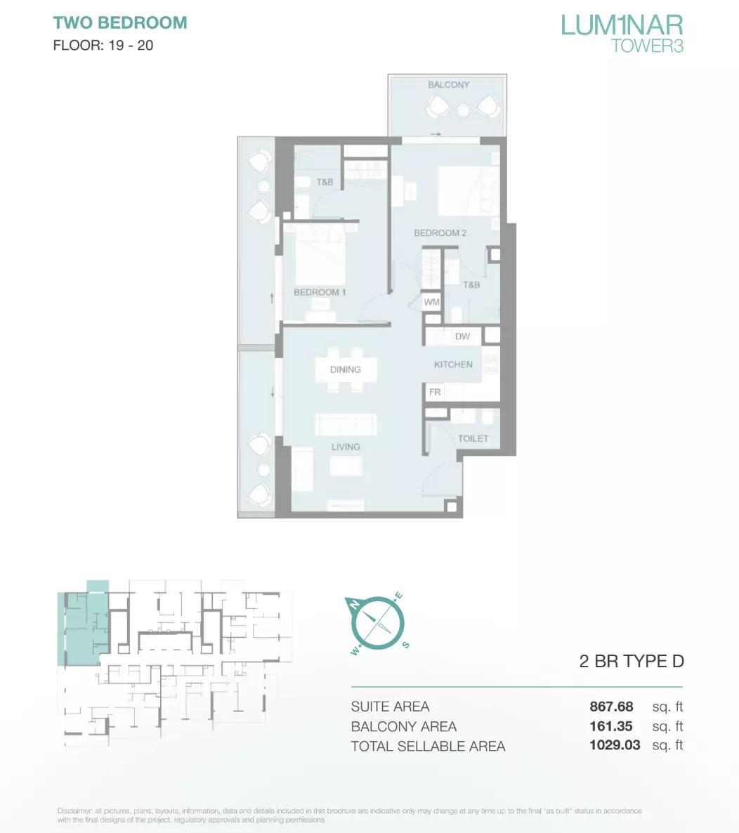 Unit floor plan image