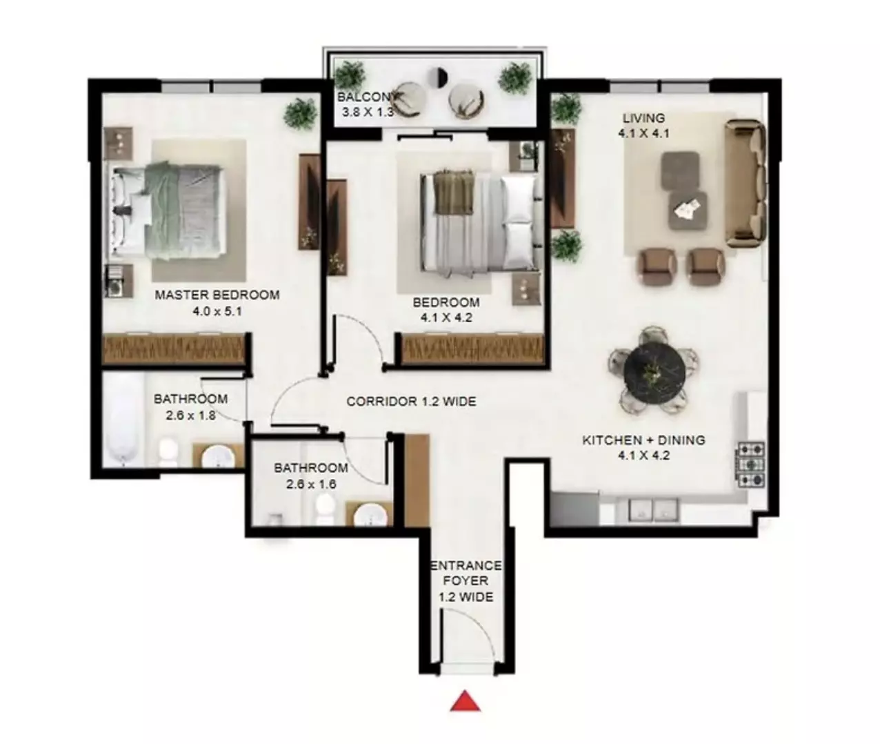 Unit floor plan image