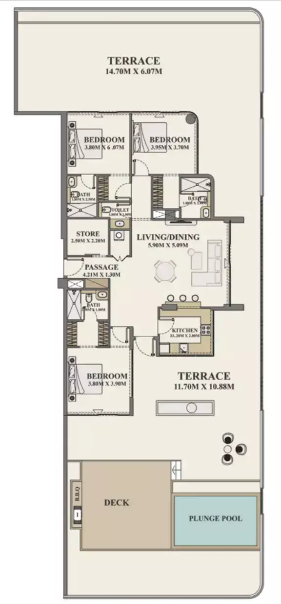 Unit floor plan image