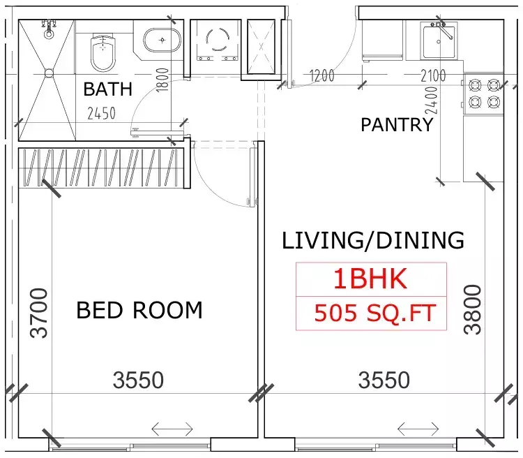Unit floor plan image