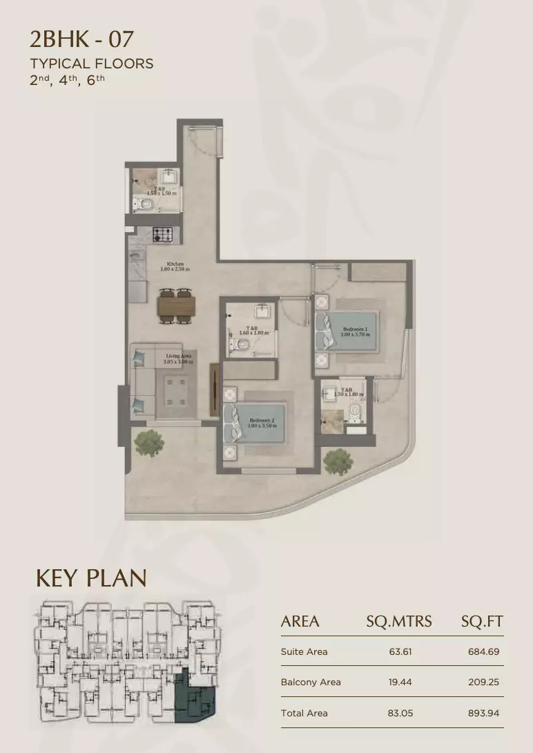 Unit floor plan image