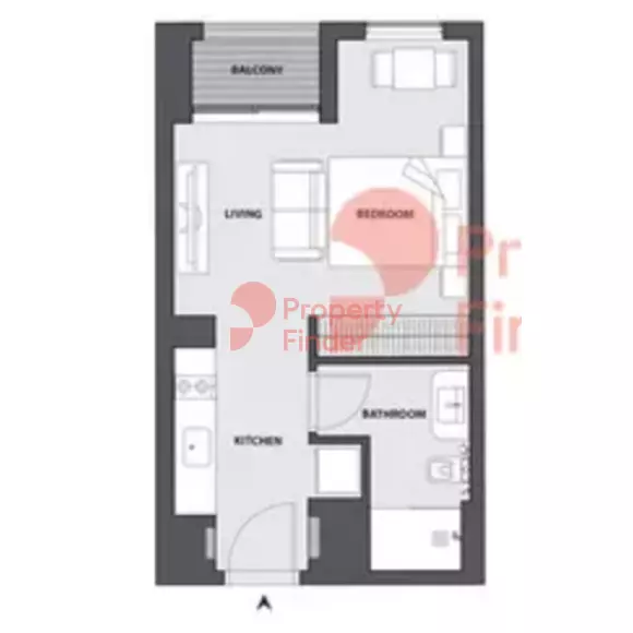 15 Northside Tower B Unit 109, First Floor, 1 bed