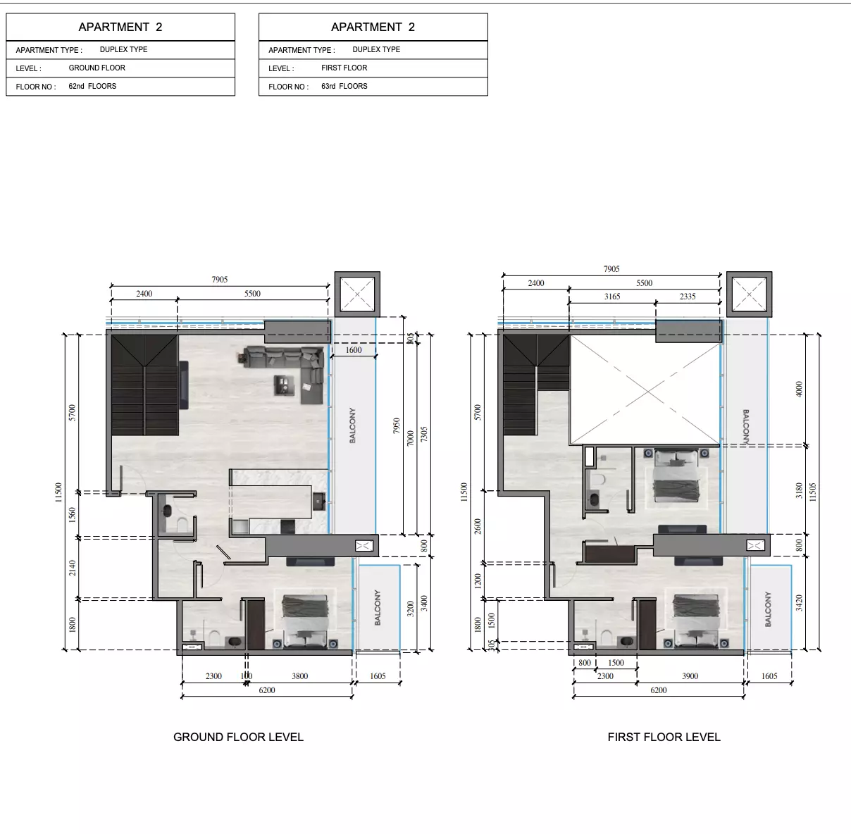 Unit floor plan image