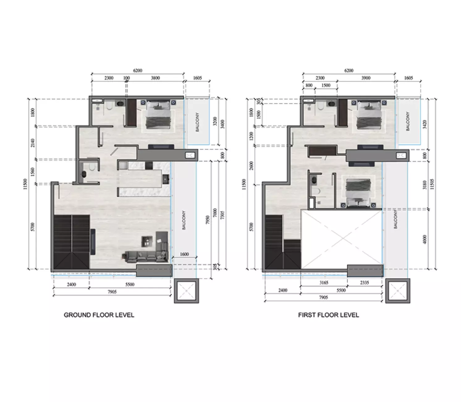 Unit floor plan image