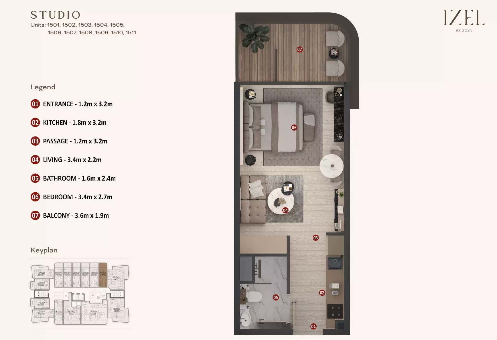 Unit floor plan image