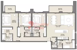 Jomana B4-Type A Level 1, 3 beds