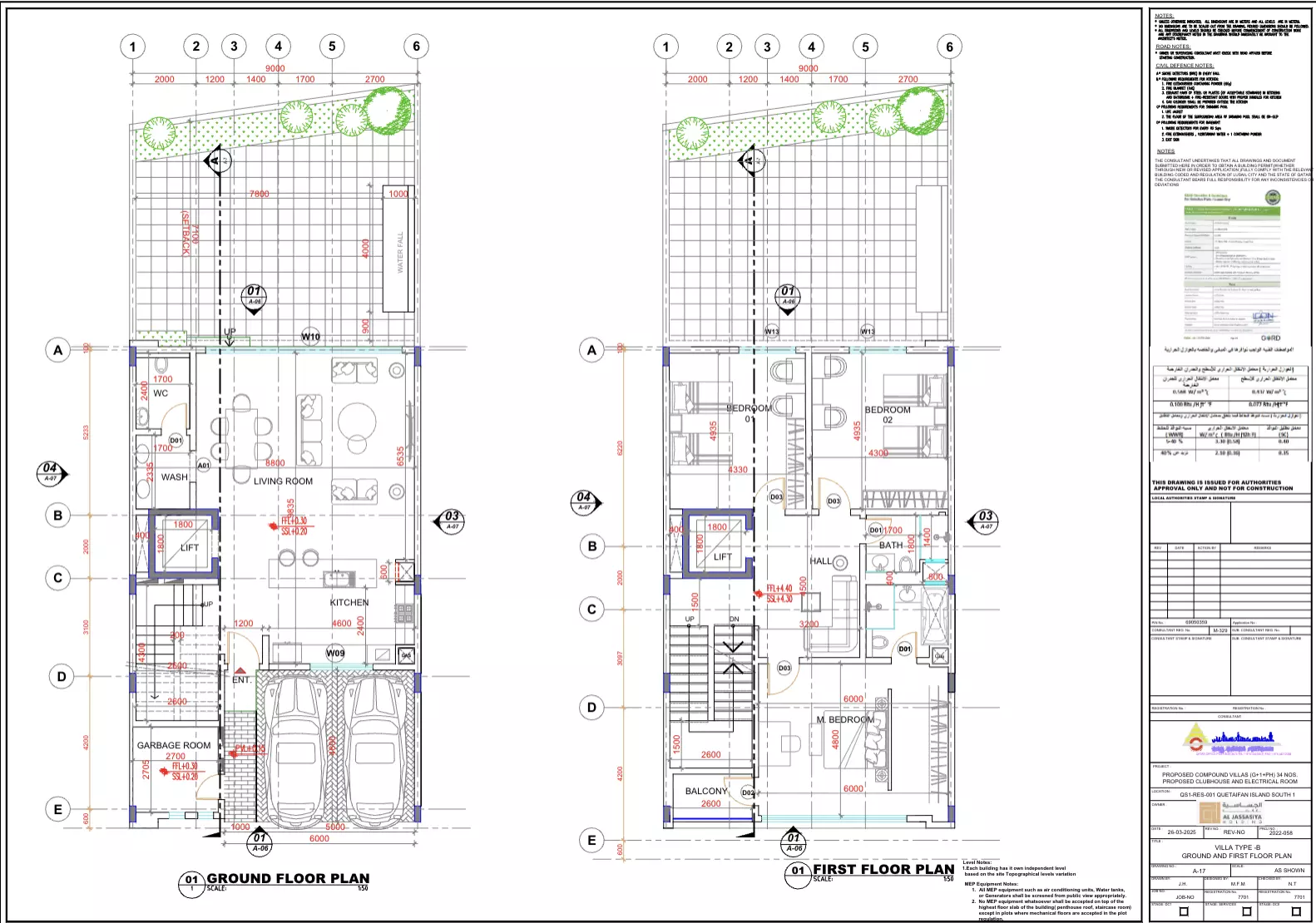 صورة مخطط ارضية الوحدة