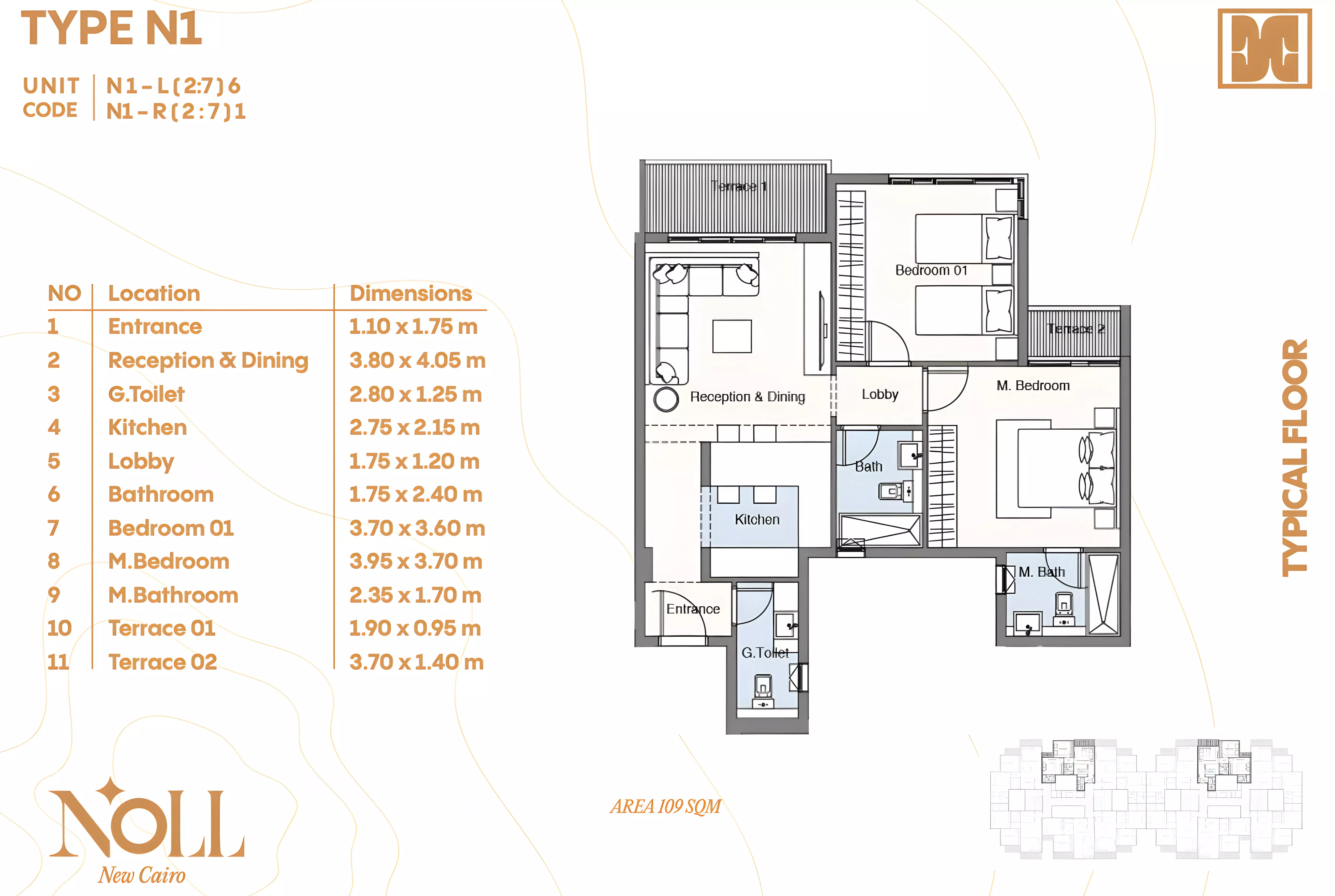 Unit floor plan image