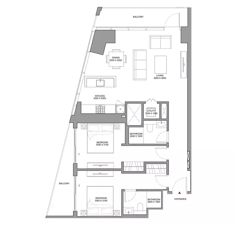 Unit floor plan image