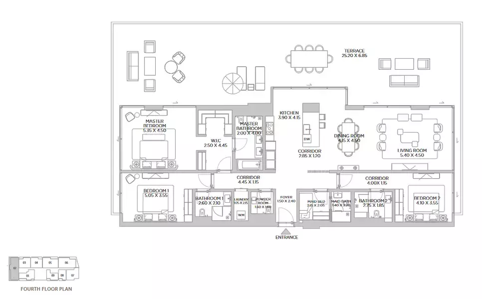 Unit floor plan image