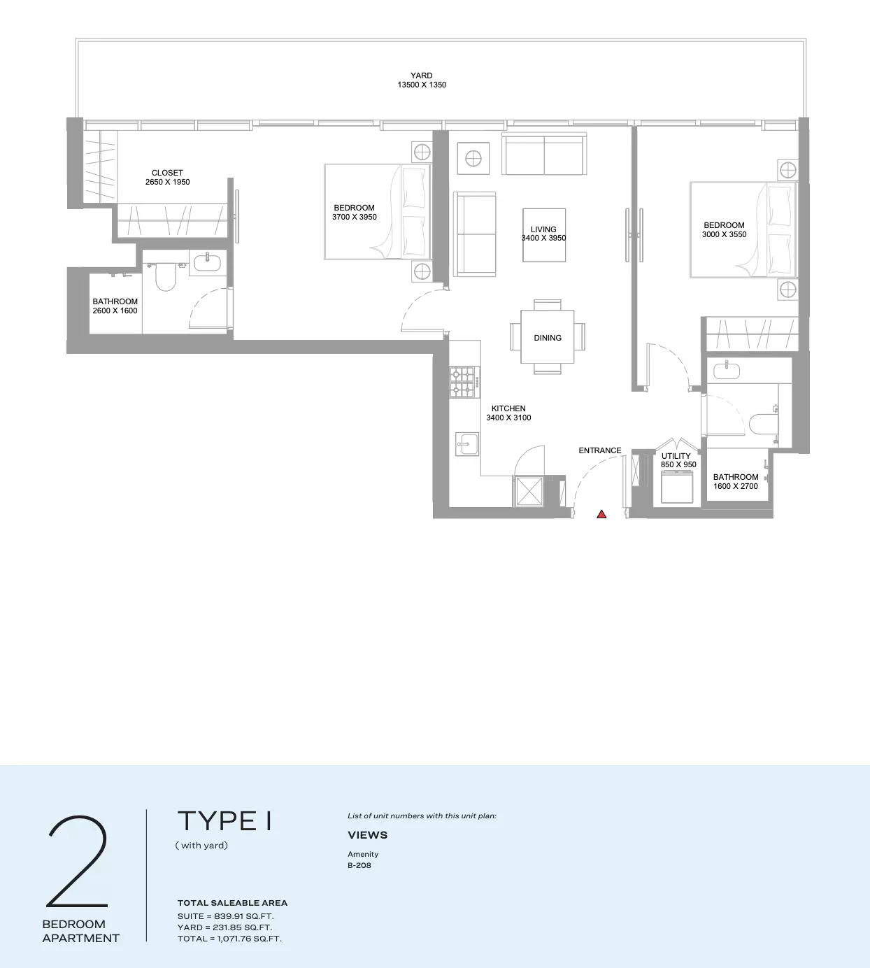 Unit floor plan image
