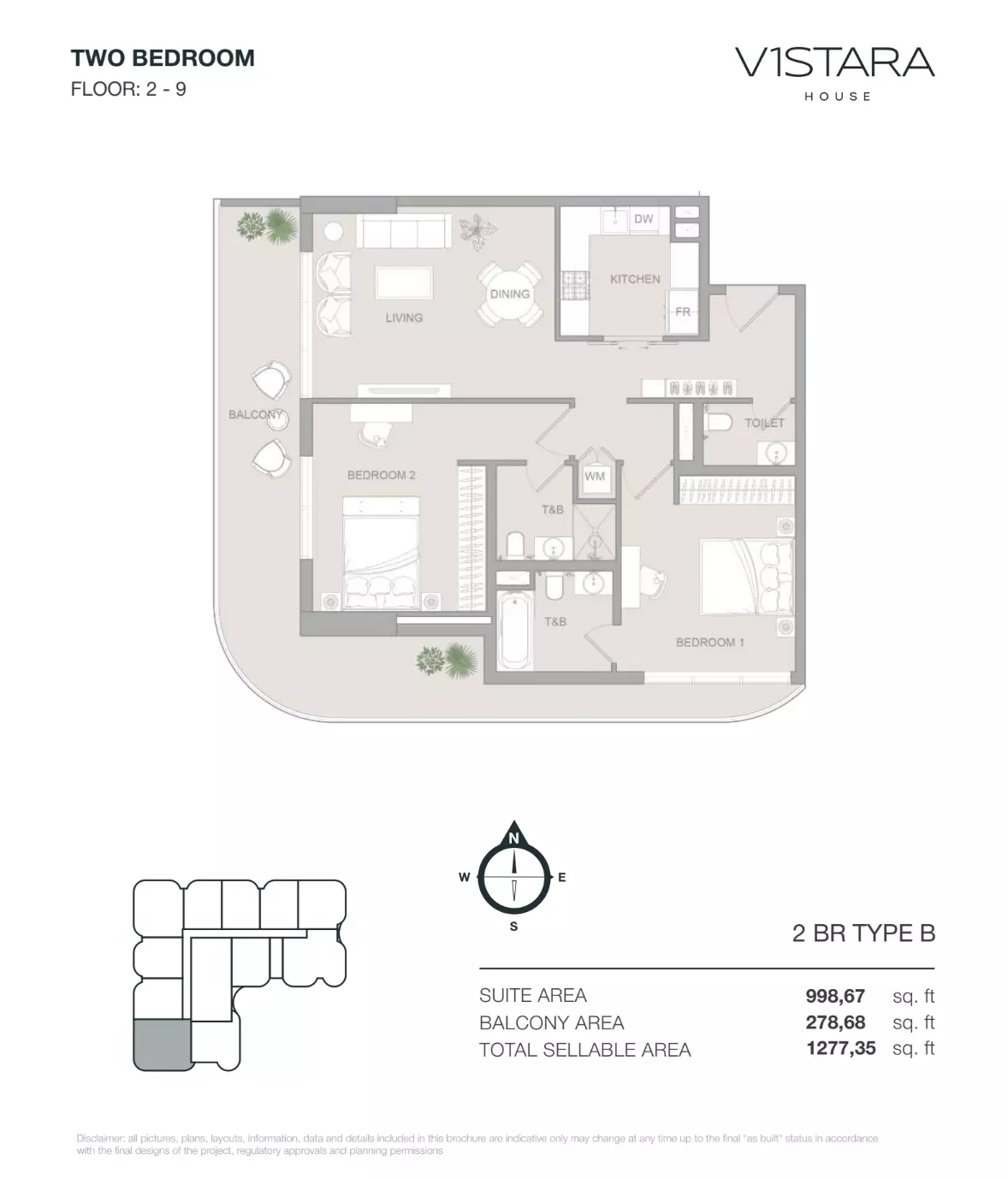 Unit floor plan image