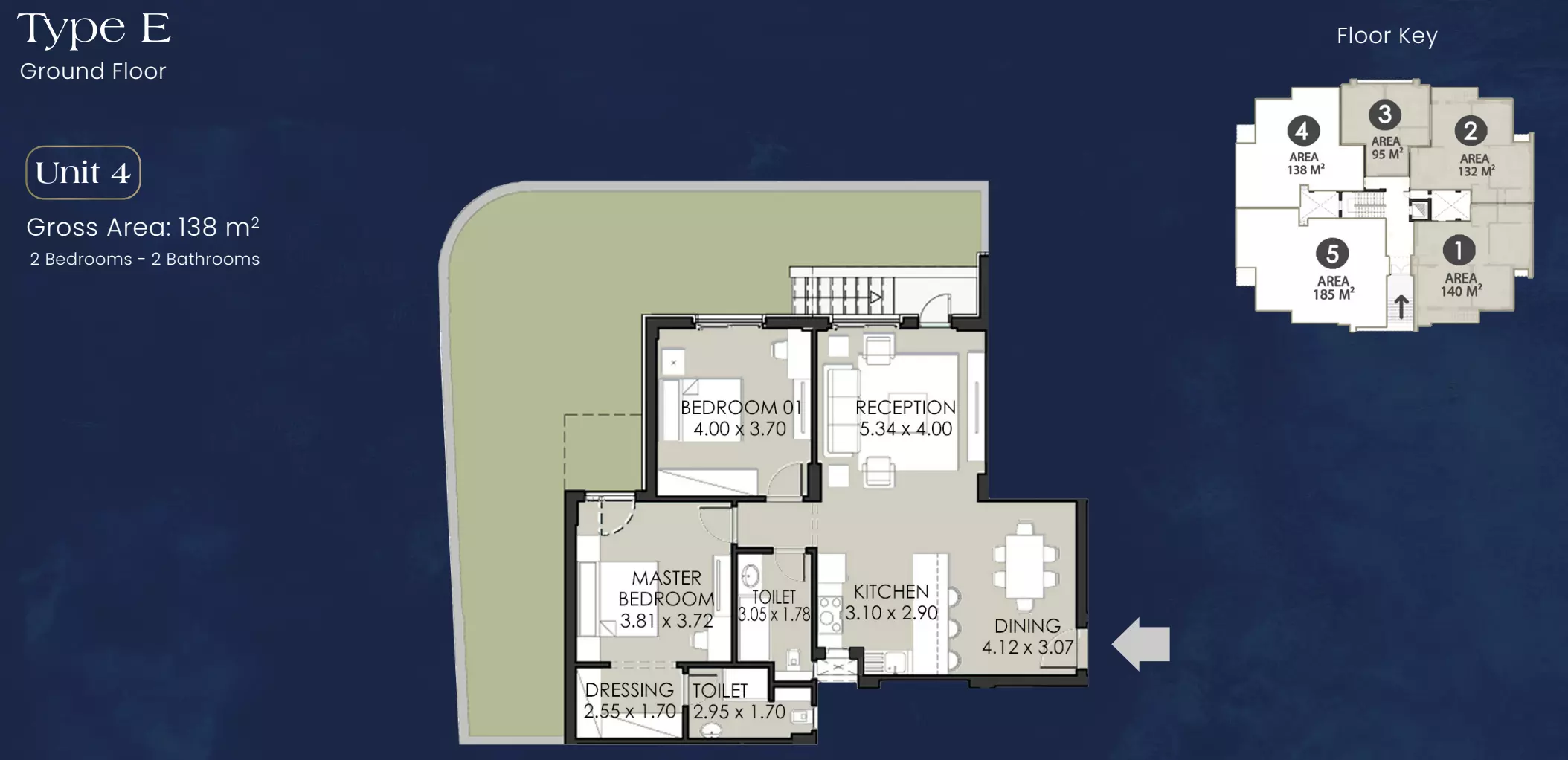 صورة مخطط ارضية الوحدة