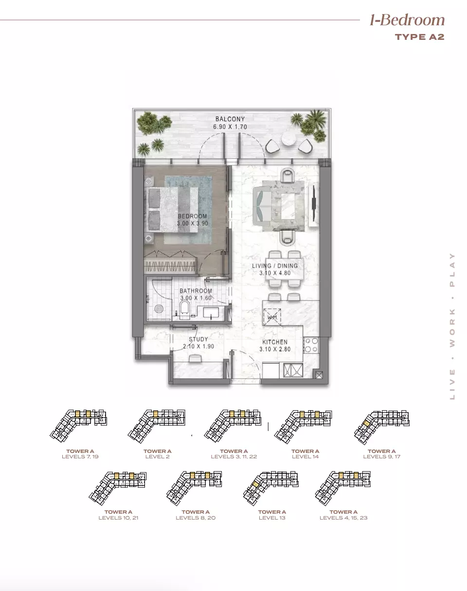 Unit floor plan image