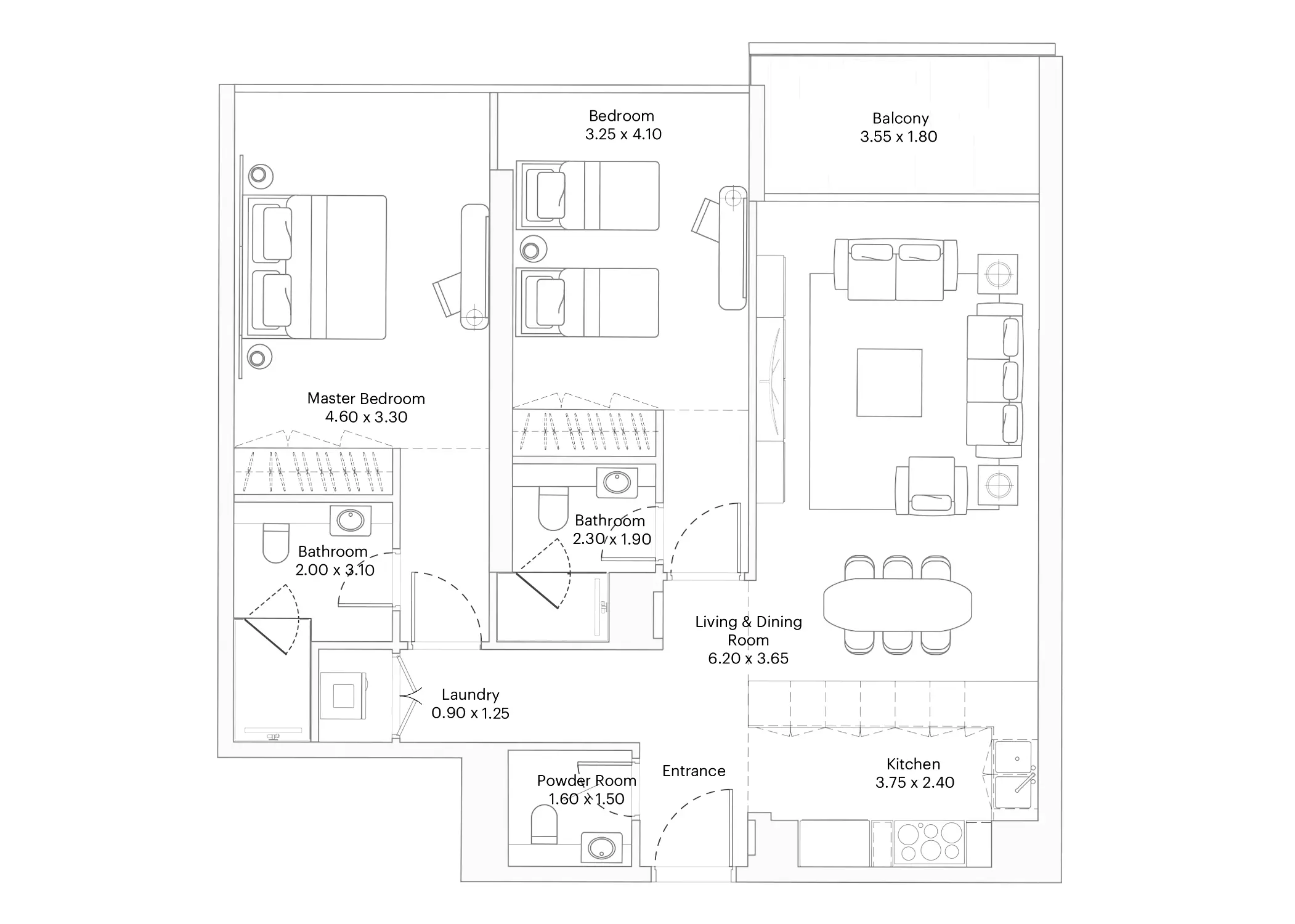 Unit floor plan image