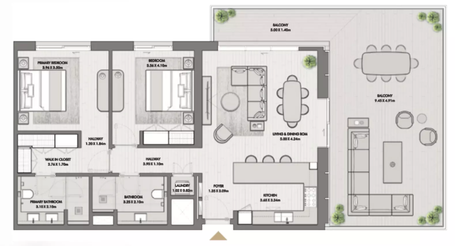 Riwa Type F2, 2 beds
