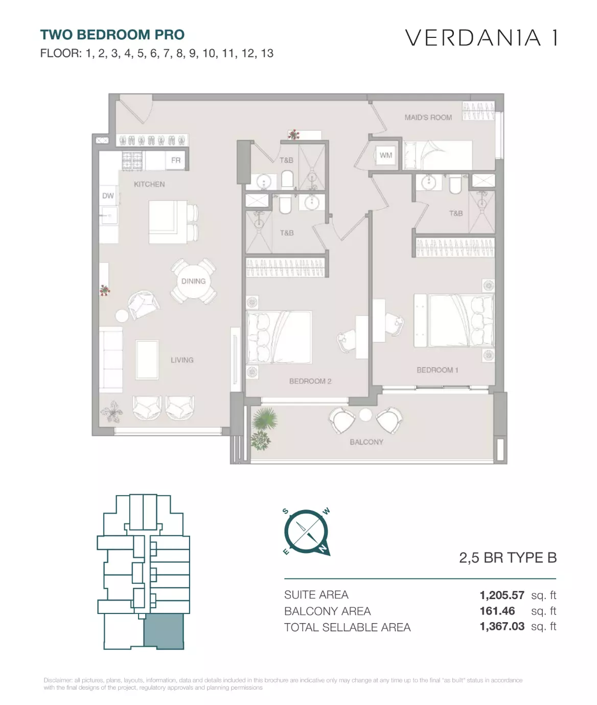 Unit floor plan image