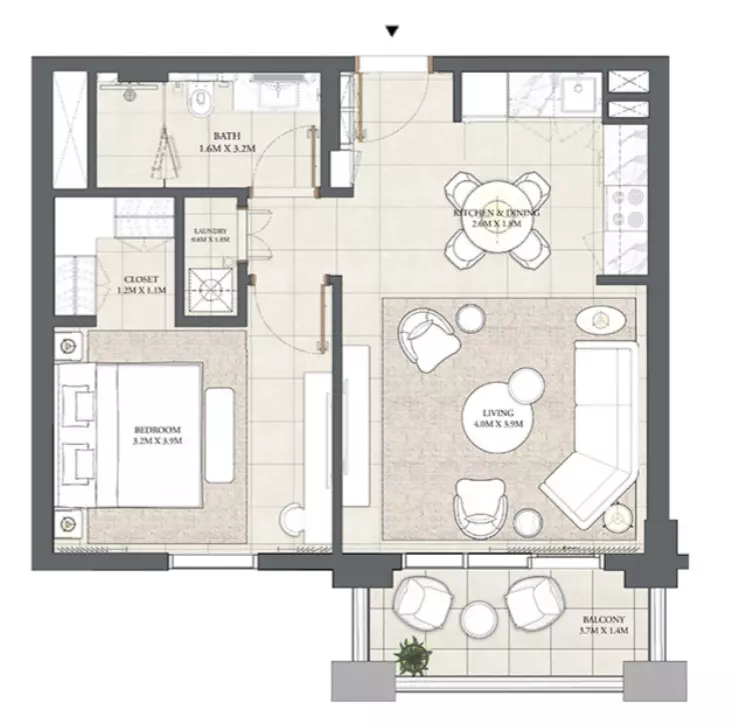 Cedar Creek Beach B2-Level 1, Unit 105, 1 bed