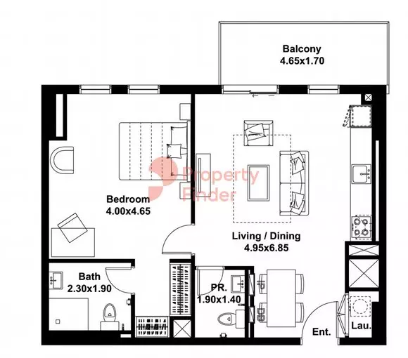 Midtown Noor Type-H Level-1, 1 bed
