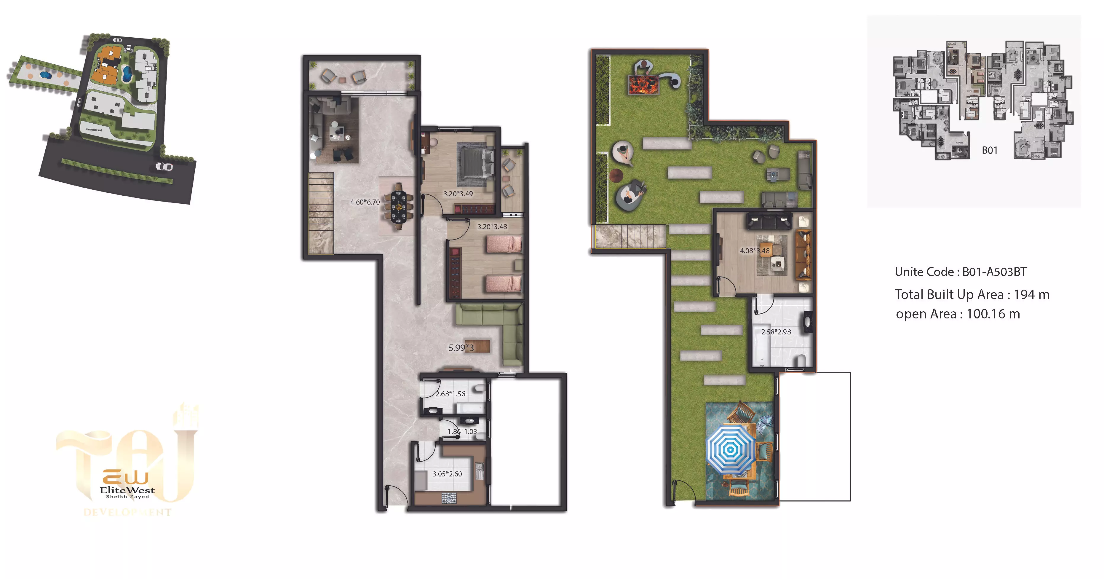 Unit floor plan image