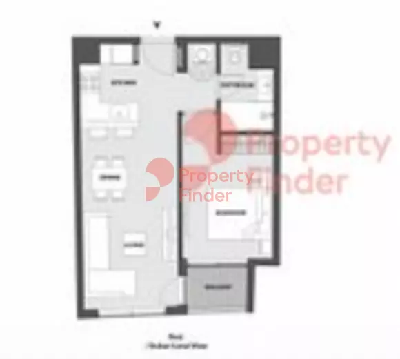 15 Northside Tower B Unit 205, Second Floor, 1 bed
