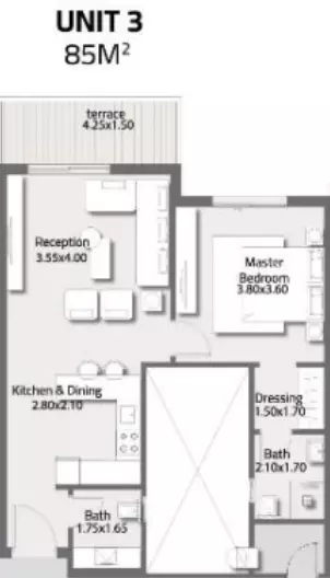 صورة مخطط ارضية الوحدة