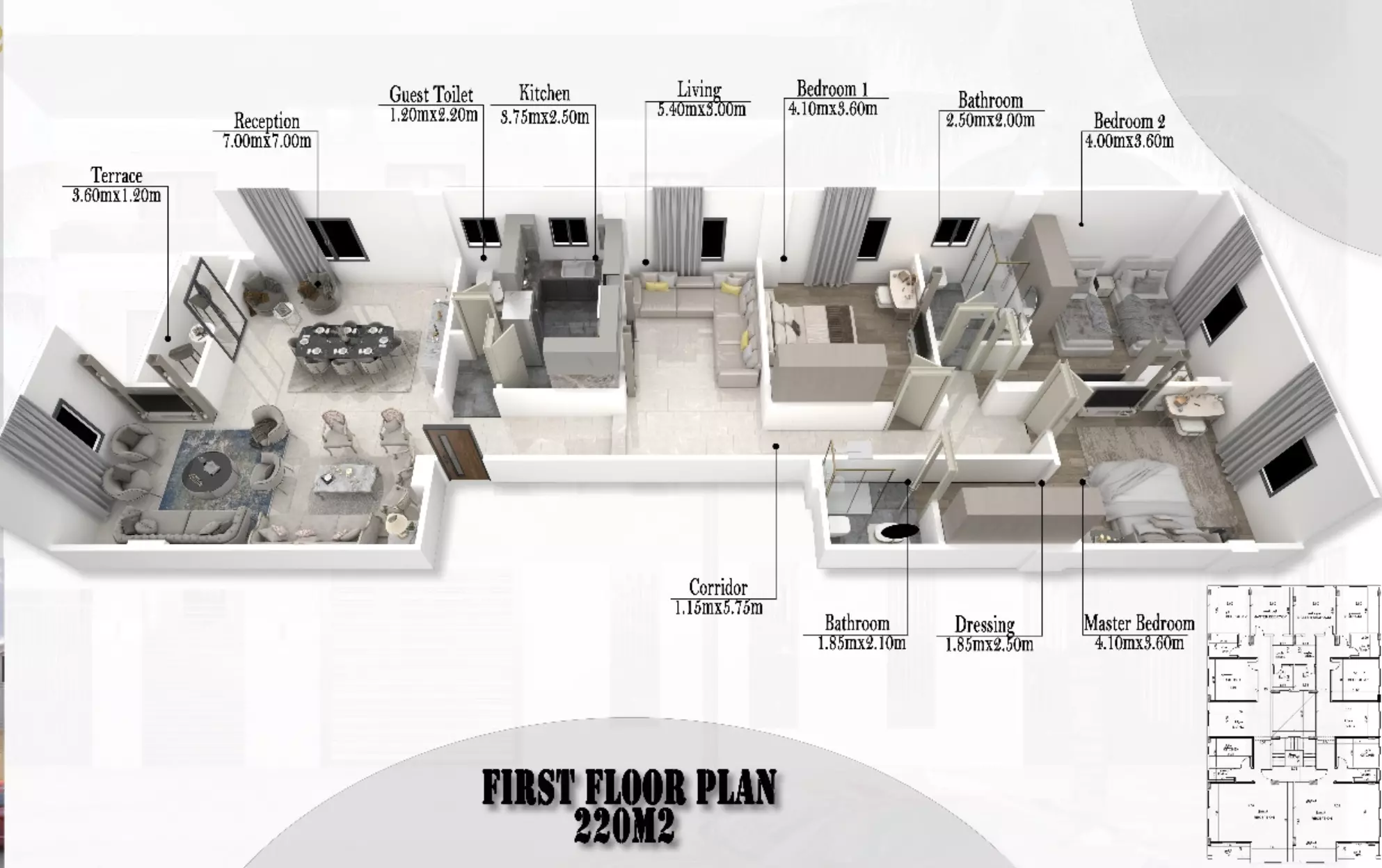 صورة مخطط ارضية الوحدة