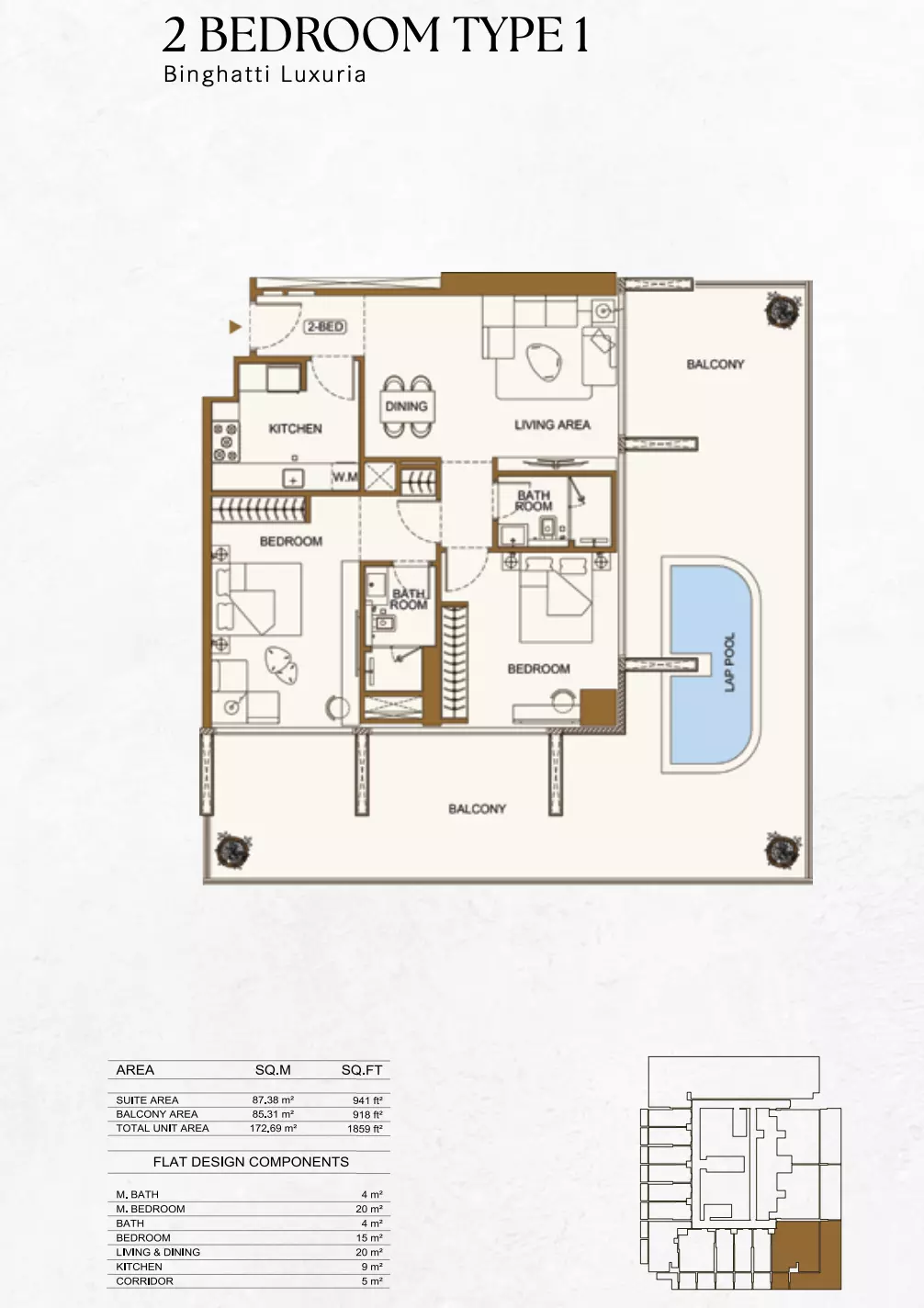 Unit floor plan image
