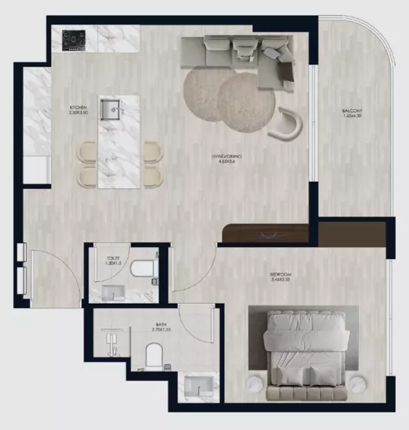 Unit floor plan image