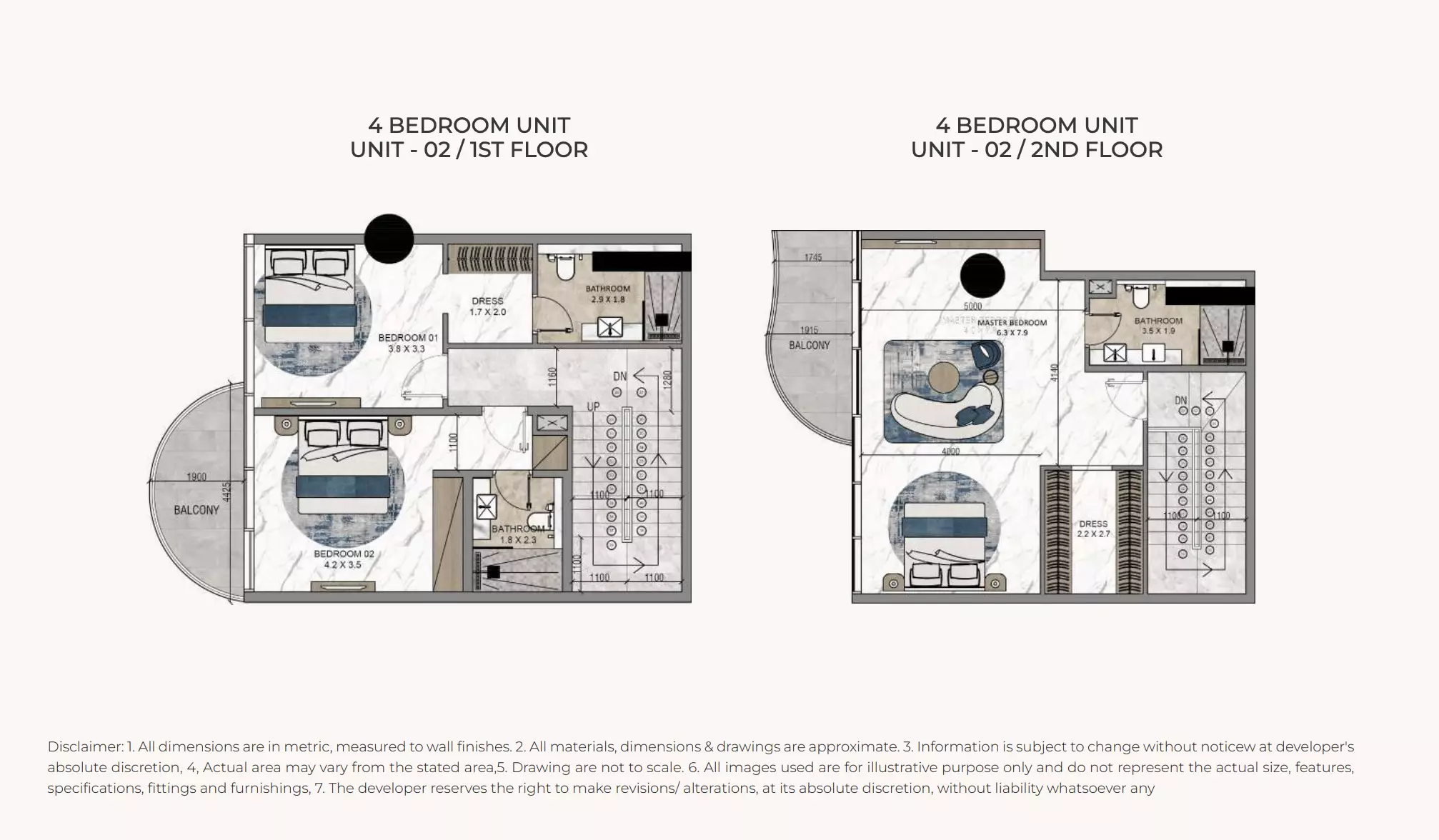 صورة مخطط ارضية الوحدة