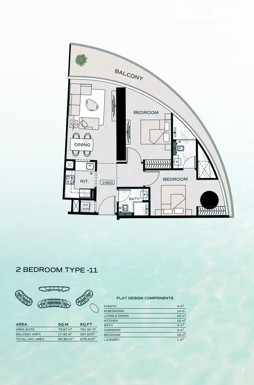 Unit floor plan image