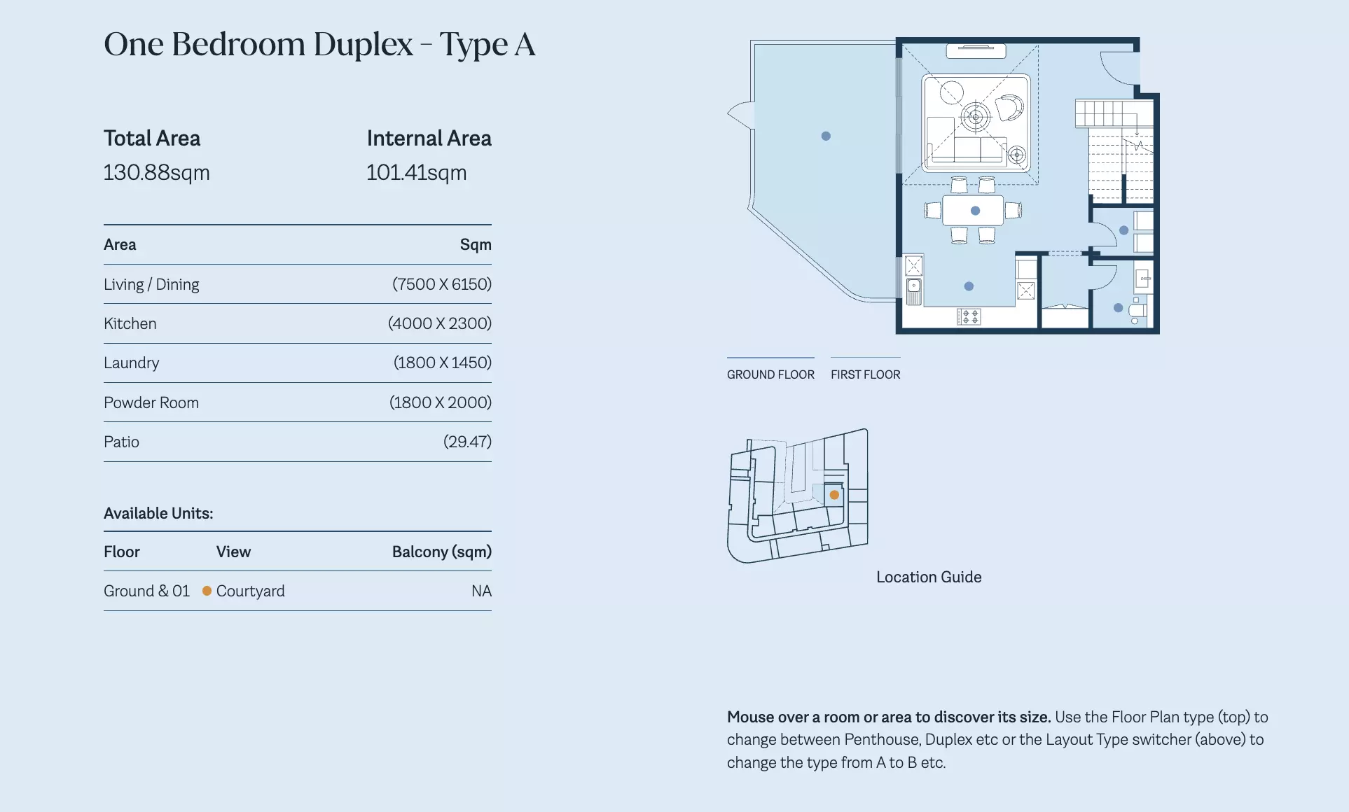 Unit floor plan image