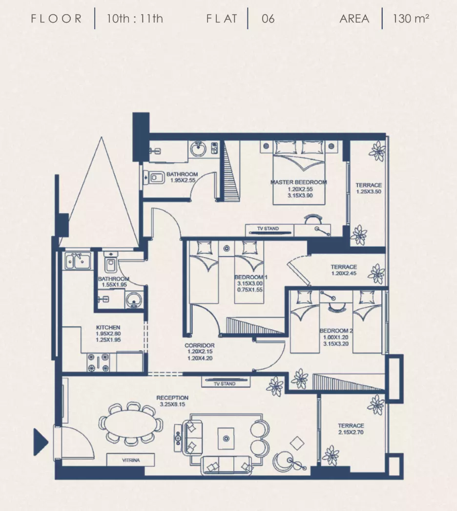 Unit floor plan image