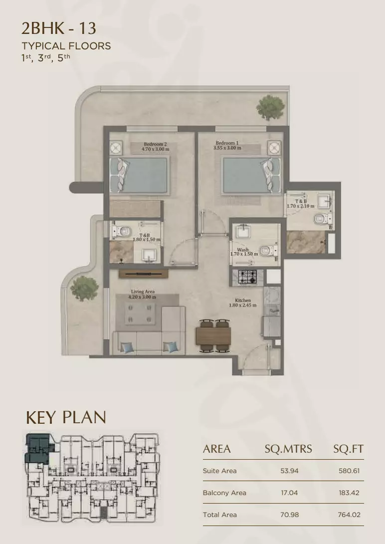 Unit floor plan image