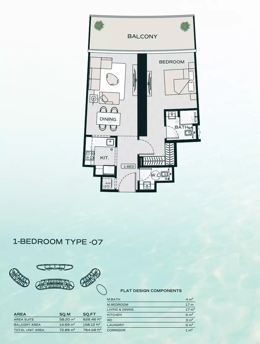 Unit floor plan image