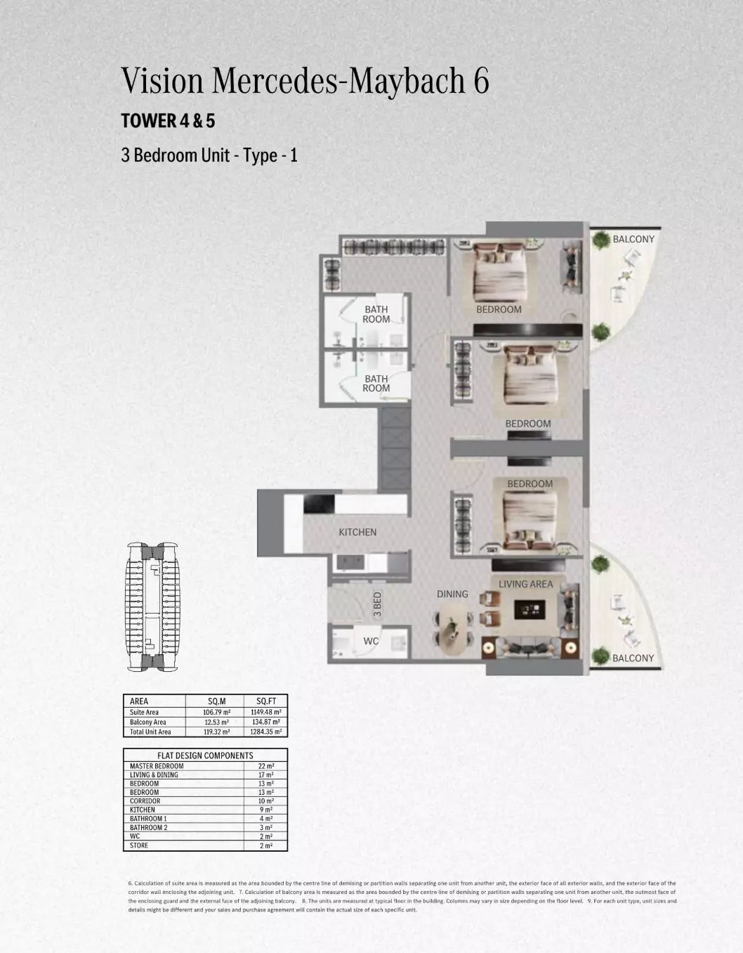 Unit floor plan image