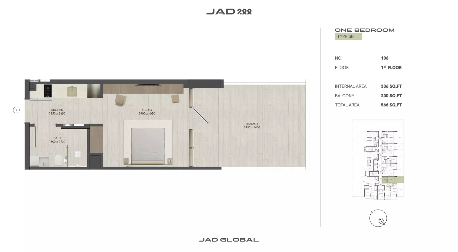 JAD288 - Type 1-Tower C Floor Plan