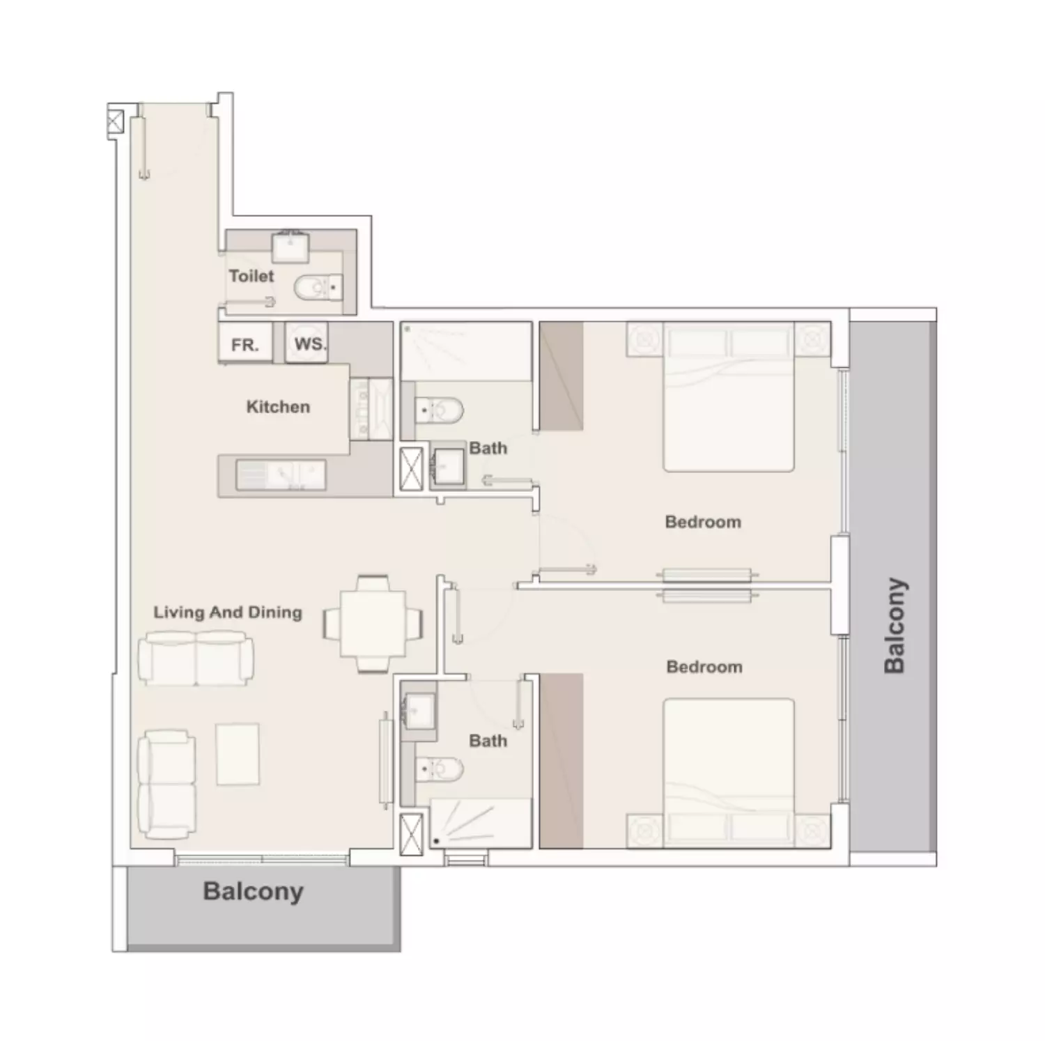 Unit floor plan image
