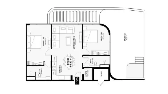 Unit floor plan image