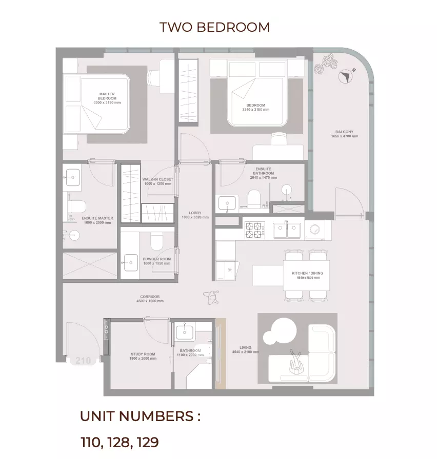 Unit floor plan image