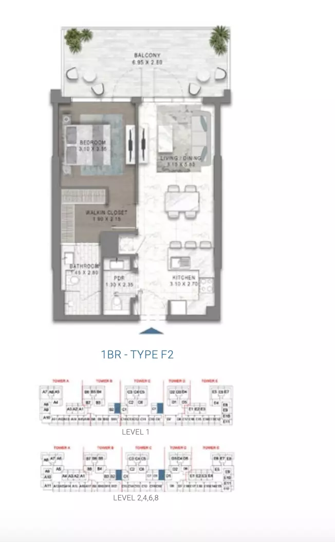 Unit floor plan image