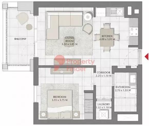 Creek Beach Surf Building 2, Level 8,9, 1 bed