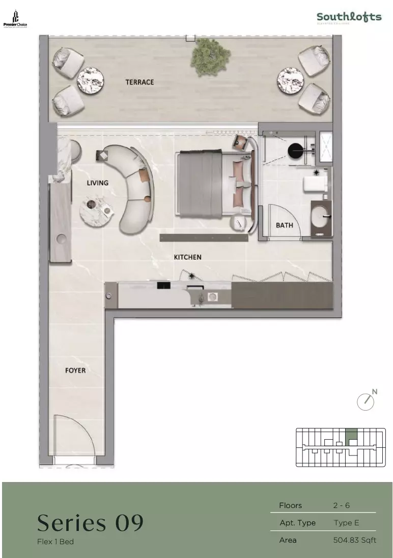 Unit floor plan image