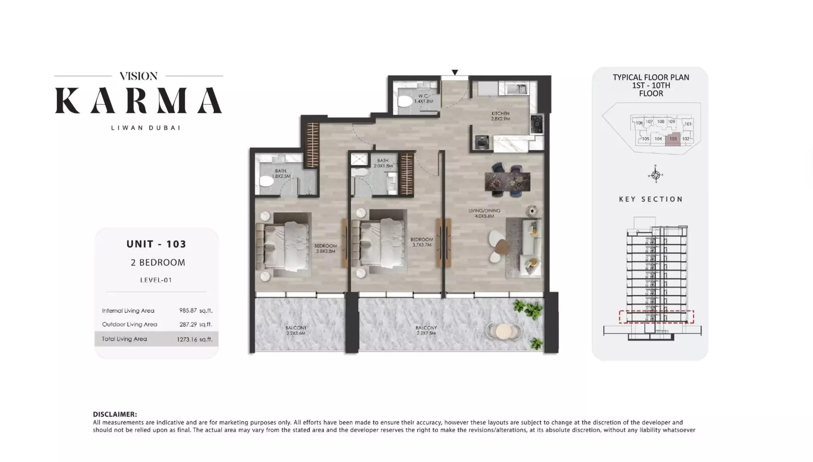 Unit floor plan image
